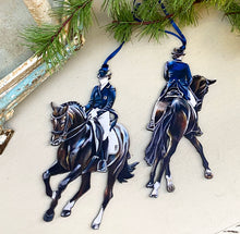 Load image into Gallery viewer, Dressage Horse Ornament Front