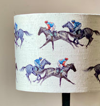 Load image into Gallery viewer, Horse Racing Stirrup Table Lamp.
