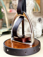 Load image into Gallery viewer, Hunt Master Stirrup Table Lamp.