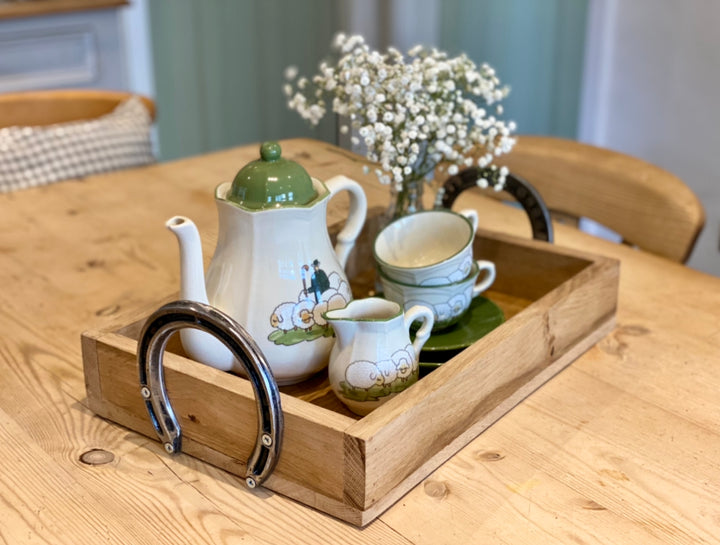 Horseshoe Oak Tray