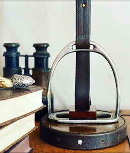 Horse Racing Stirrup Table Lamp.