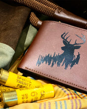 Load image into Gallery viewer, Brown Leather Stag Wallet