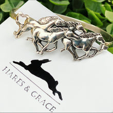 Load image into Gallery viewer, Sterling Silver Horse Bangle
