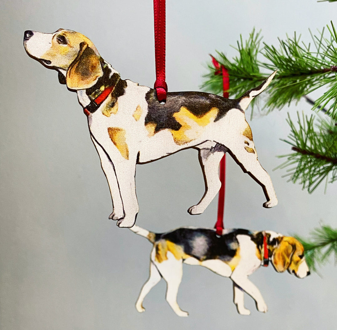 Pair of Hound Ornament