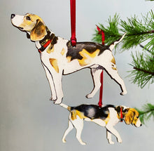 Load image into Gallery viewer, Pair of Hound Ornament