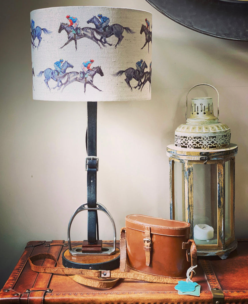 Horse Racing Stirrup Table Lamp.