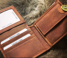 Load image into Gallery viewer, Leather Stag Wallet