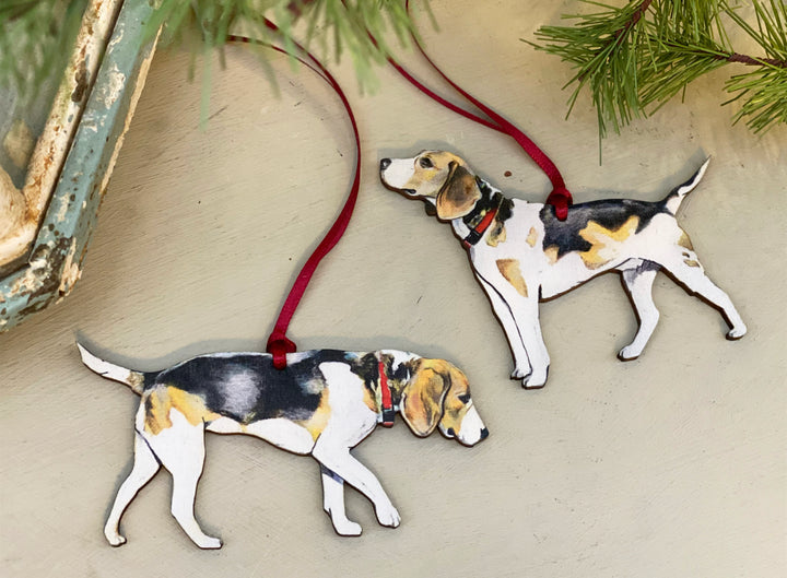 Pair of Hound Ornament