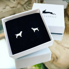 Load image into Gallery viewer, Sterling Silver Dog Earrings