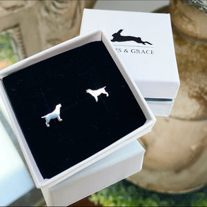 Gift Combo Silver Dog Earrings
