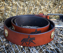 Load image into Gallery viewer, Dressage Leather Belt