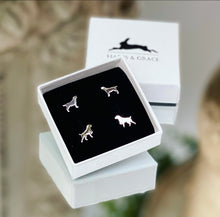 Load image into Gallery viewer, Gift Combo Silver Dog Earrings
