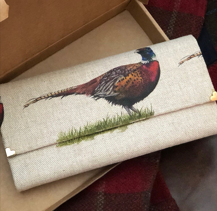 Pheasant Leather Handmade Purse