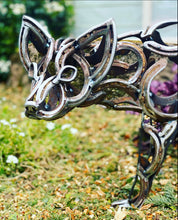 Load image into Gallery viewer, Horseshoe Fox Statue
