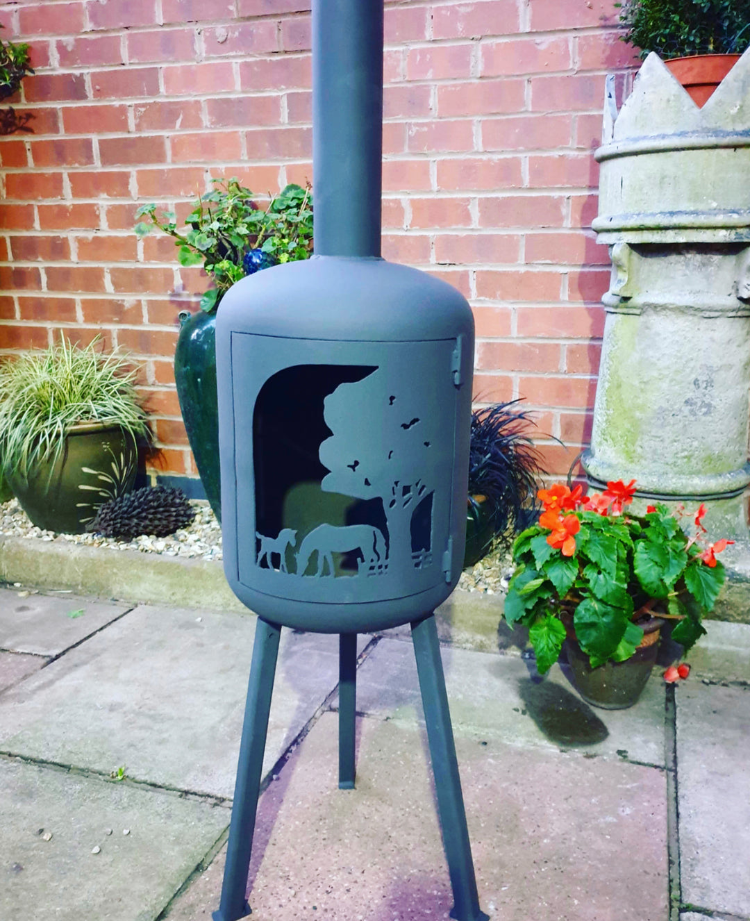 Mare & Foal Log Burner